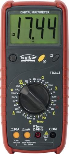 Testboy Digitalmultimeter Testboy 313 0-600 V AC, 0-600 V DC - TB 313
