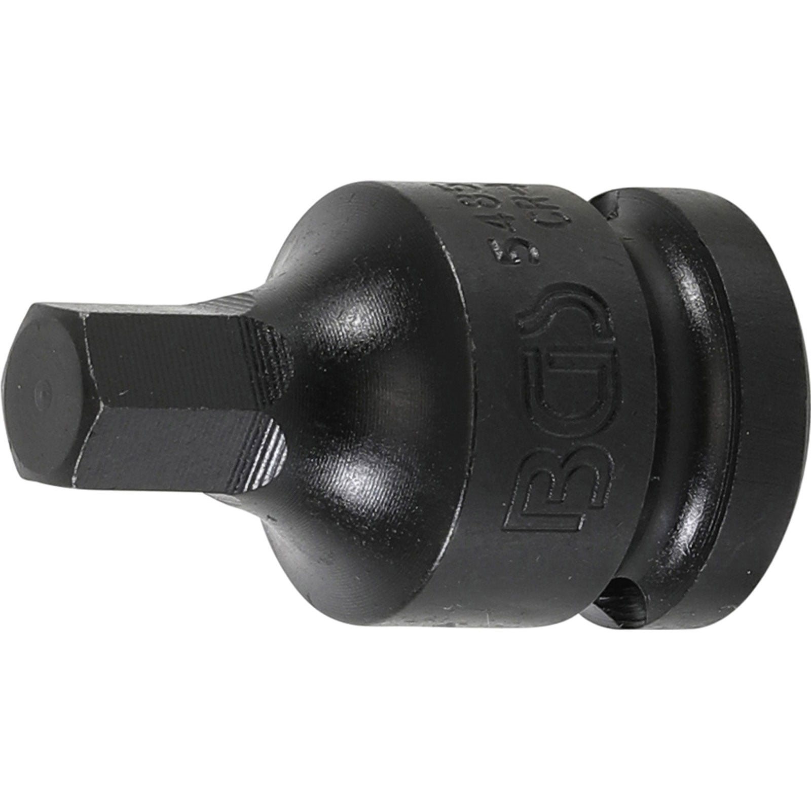 BGS Kraft-Bit-Einsatz Antrieb Innenvierkant 12,5 mm (1/2") Innensechskant 10 mm - 5485-10