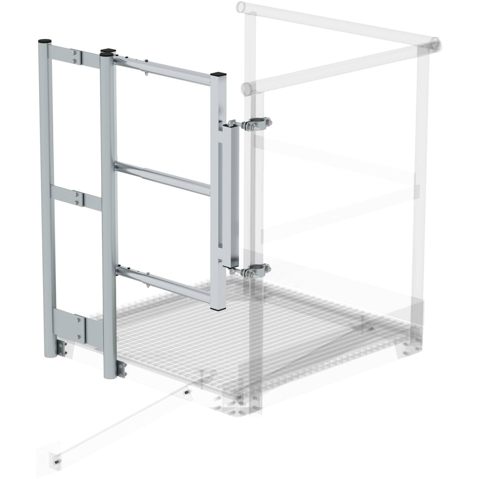 Günzburger Steigtechnik Geländer mit Sicherungstüre - 060958