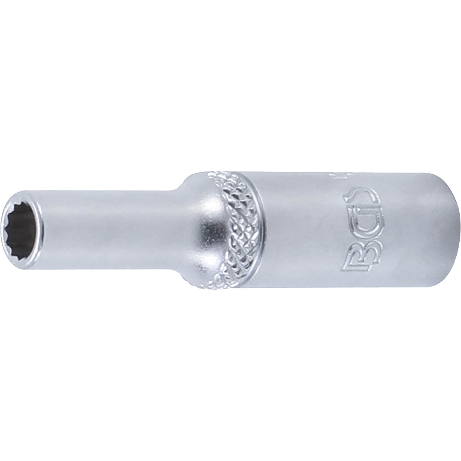 BGS Steckschlüssel-Einsatz Zwölfkant tief Antrieb Innenvierkant 6,3 mm (1/4") SW 5 mm - 10704