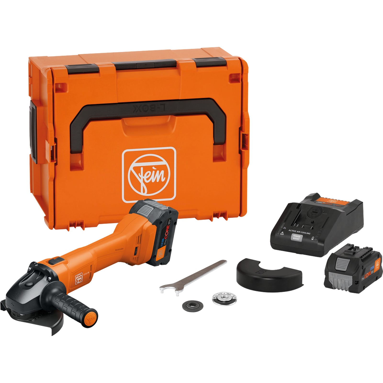 Fein Akku-Winkelschleifer Ø 115 mm CCG 18-115-12 AS Solo im Koffer- 71221561000