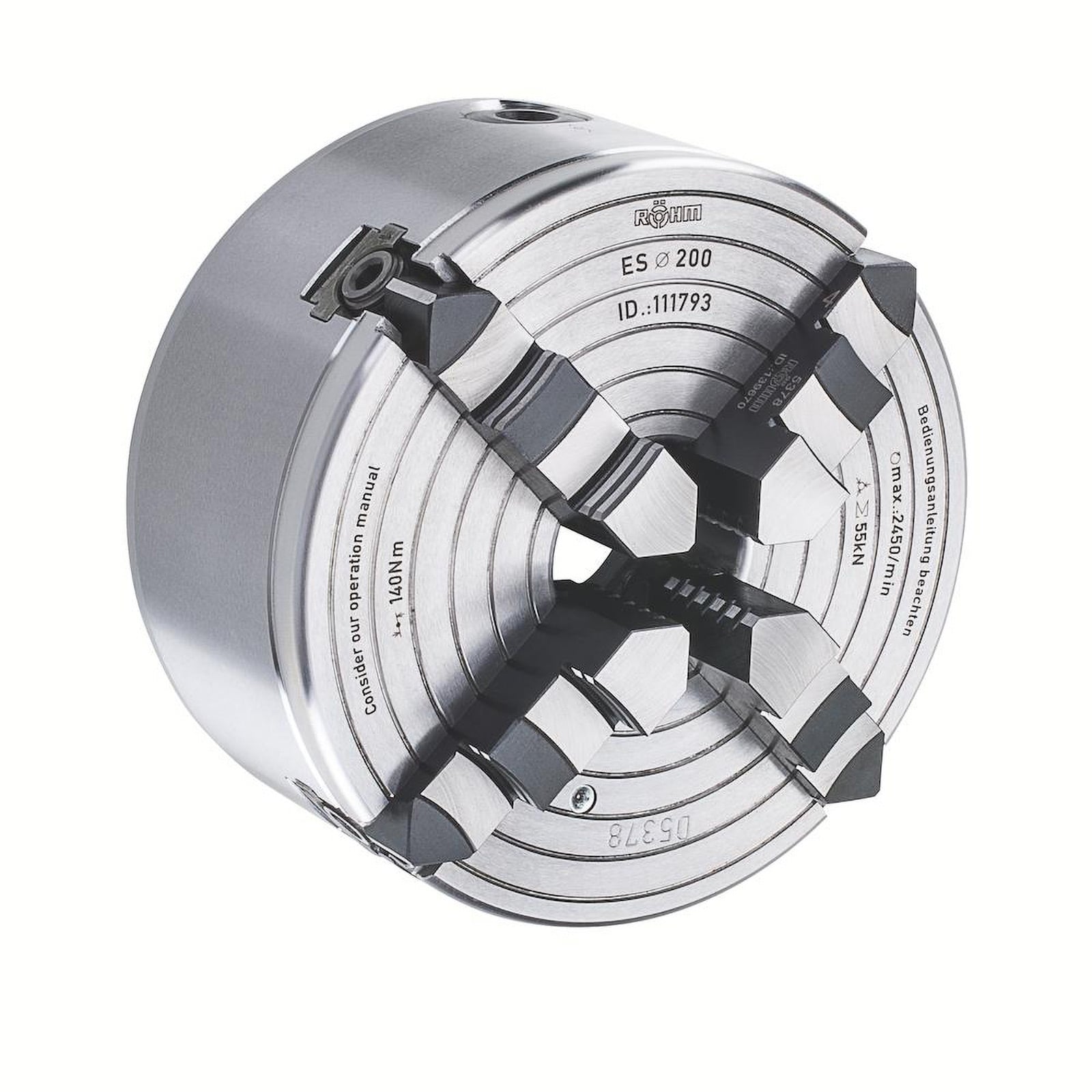 Röhm ES 400, 4-Backen, DIN 6351, Form A, Stahlkörper - 111805