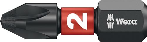 Wera 10x Bit 851/1 IMP DC PH2 Länge 25 mm 1/4" C6,3 Impaktor DC - 5157616001