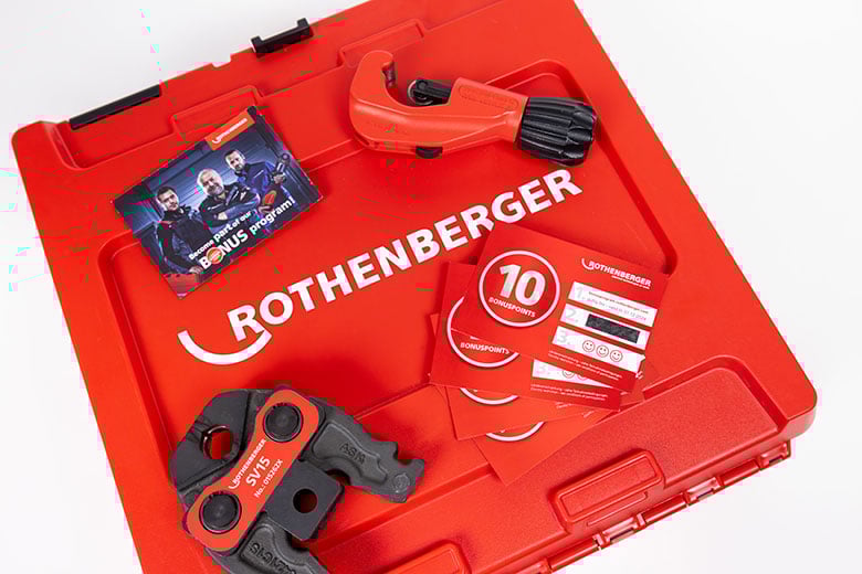 Rothenberger Bonusprogramm – Werkzeuge und Bonuspunkte für Profis sichern