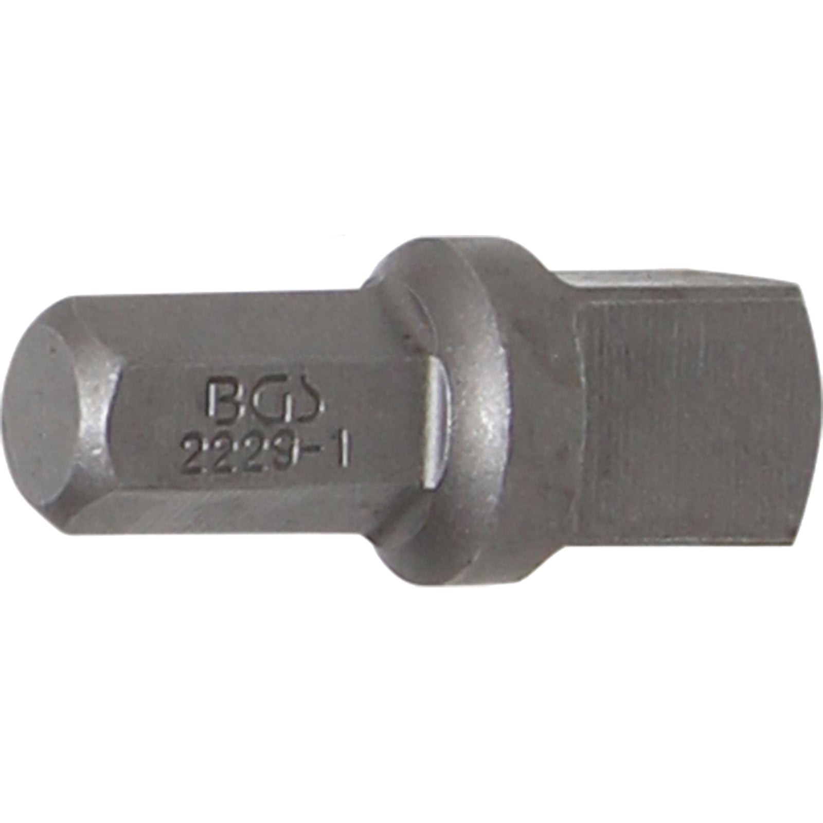 BGS Bit-Knarren-Adapter Außensechskant 8 mm (5/16") - Außenvierkant 10 mm (3/8") 30 mm - 2229-1