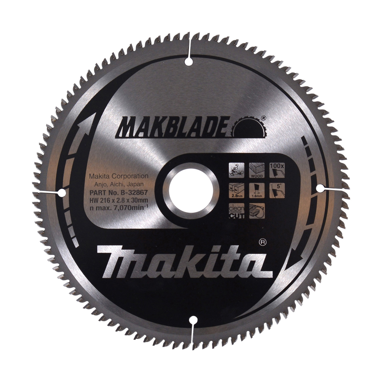 Makita MAKBLADE Sägeblatt 216x30x100Z - B-32867