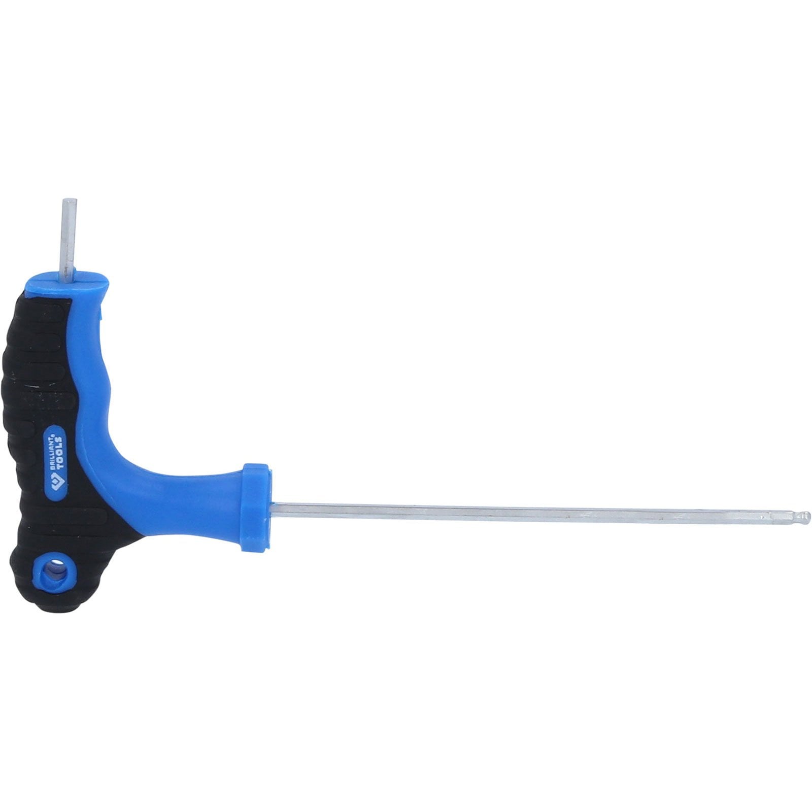 BRILLIANT TOOLS T-Griff-Kugelkopf-Innensechskant-Winkelstiftschlüssel 2,5 x 100 mm​​ - BT041002