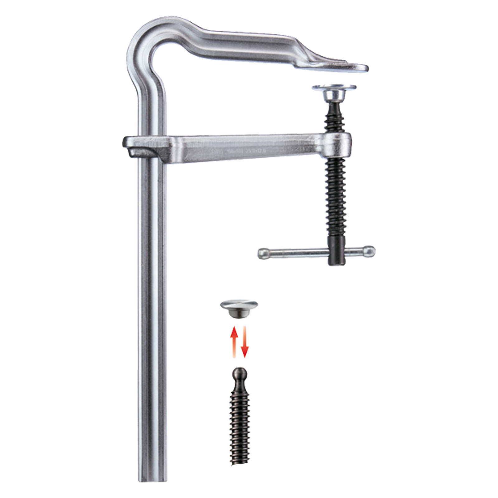 Bessey OMEGA-Schraubzwinge GMZ mit Knebelgriff