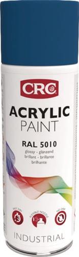 CRC Farbschutzlackspray ACRYLIC PAINT enzianblau glänzend RAL 5010 400 ml Spraydose - 31068-AA
