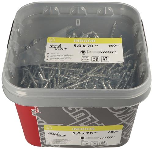 Senkkopfschr.TX-Drive D.5mm L.120mm STA verz.Teilgew.DYNAPLUS