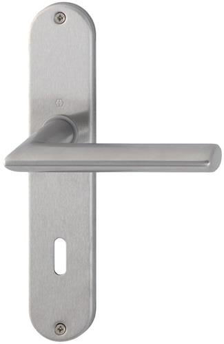 HOPPE Langschildgarnitur Stock.E1140Z/302 VA F69 OB 72mm DIN L/R - 3042724