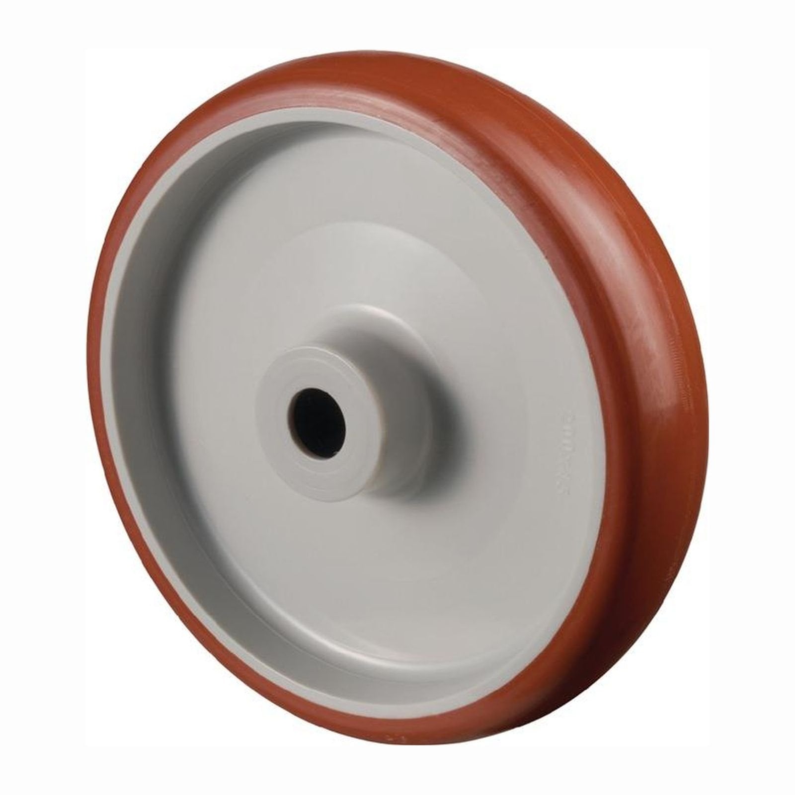 BS Rollen Ersatzrad Polyurethan rot Rollenlager Ø 125 mm 180 kg - B31.125