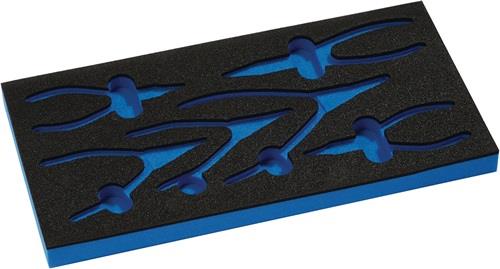 Werkzeugmodul Leereinlage 1/3- Modul Leereinlage f.Zange 4000871307,6-tlg.KNIPEX