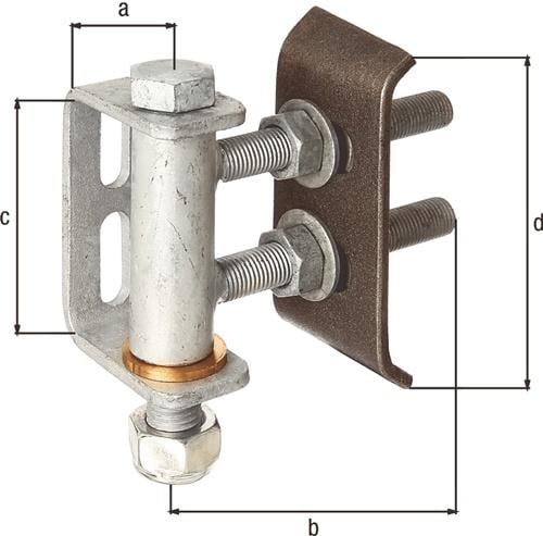 GAH Alberts Torband 135x136x101mm STA roh - 411350