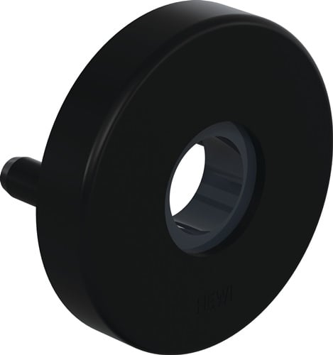 HEWI Drückerrosette 305.21PBR D.21mm,Ed.matt,tiefschwz,KN+LN,TS38,1 - 305.21PBR 90