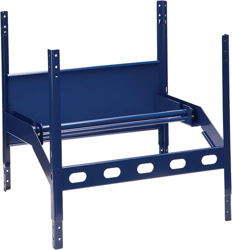 Abrollgerät LOGS 110 H520xB540xT390mm blau RAL 5022 m.2 Achsen LOGS - LOGS 110 RAL 5022