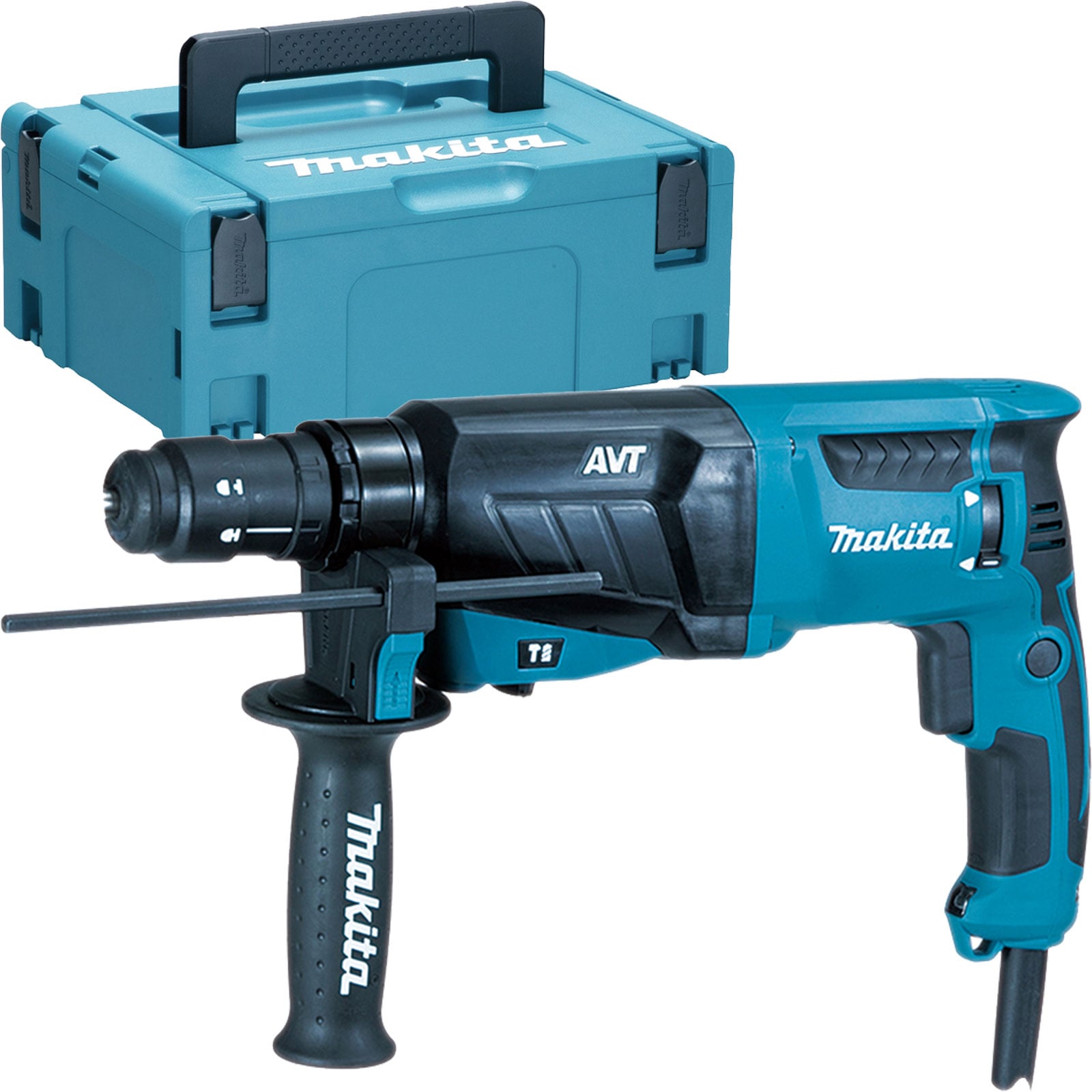 Makita HR2631FTJ Kombihammer für SDS-PLUS 26 mm 800 W im MAKPAC