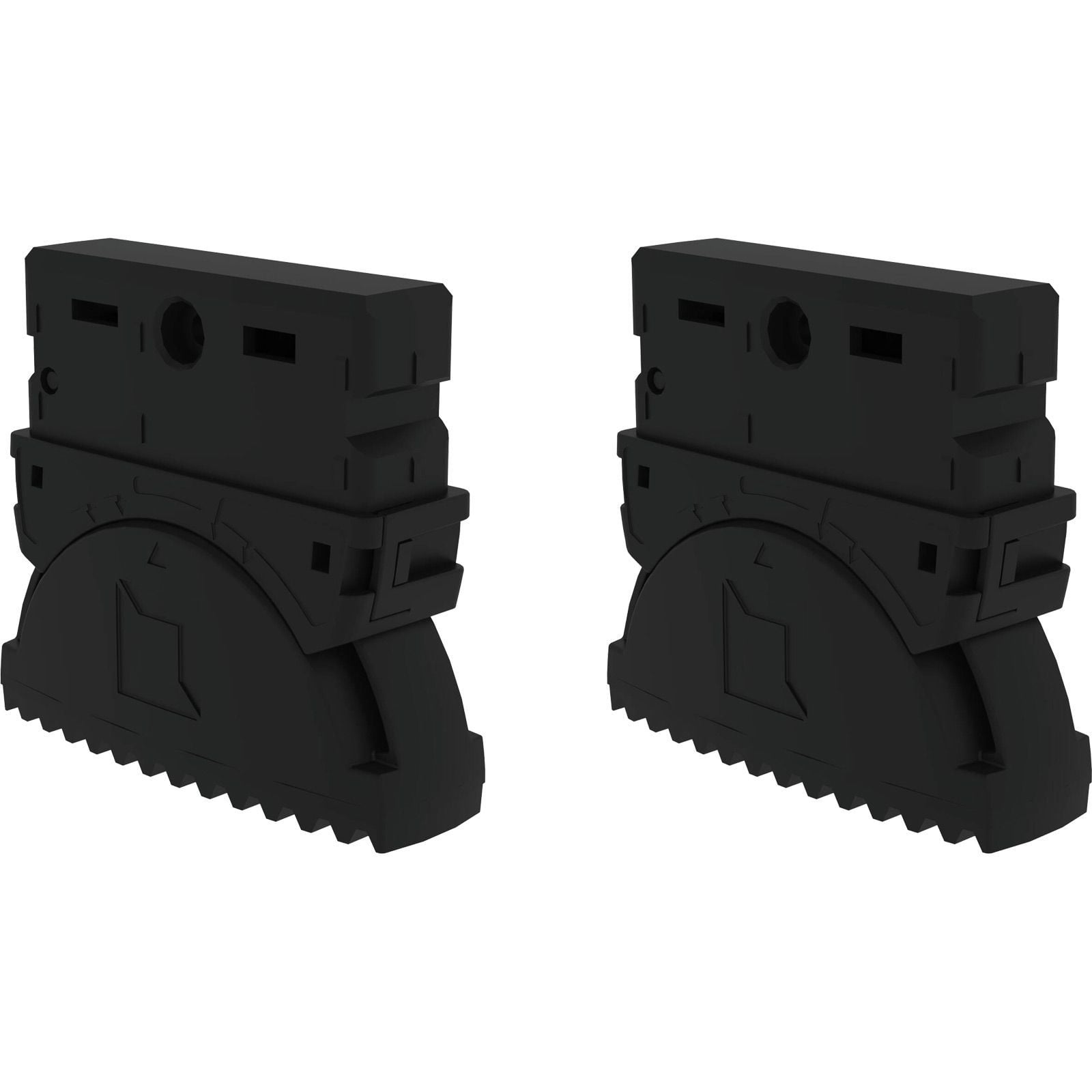 Günzburger Steigtechnik 2x nivello-Innenschuh elektrisch ableitfähig 85 x 25 mm - 019217