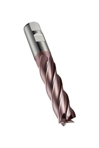 Schaftfräser C295 DIN 844 L D.40mm Schneiden-L.125mm HSS-E-PM TiCN 30Grad Z.6