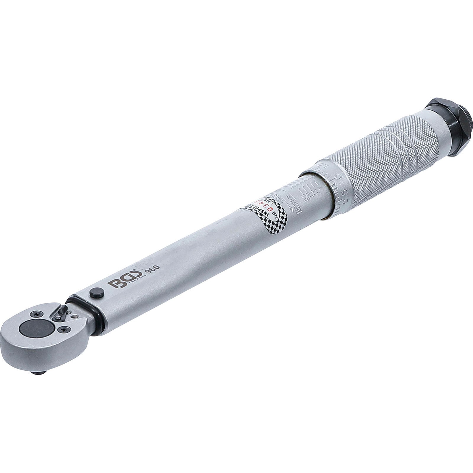 BGS Drehmomentschlüssel Abtrieb Außenvierkant 6,3 mm (1/4") 5 - 25 Nm - 960