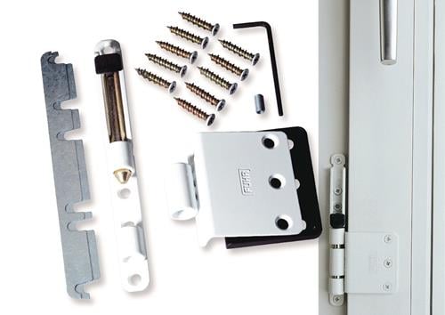 FUHR Fenstersicherungsset DZ150SEW n.in.öffnende FT weiß - DZ150SEW