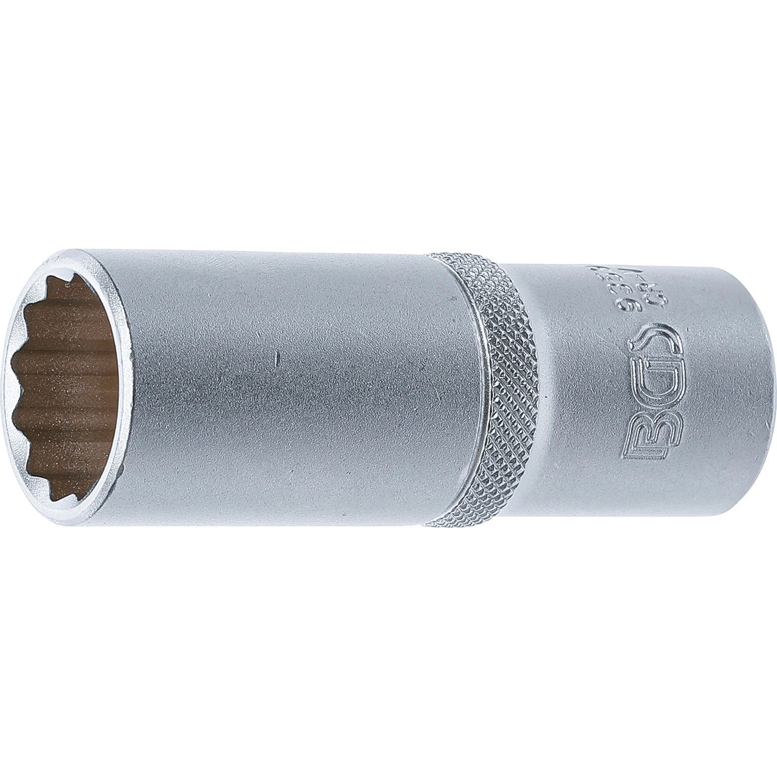 BGS Steckschlüssel-Einsatz Zwölfkant tief Antrieb Innenvierkant 12,5 mm (1/2") SW 20 mm - 9359