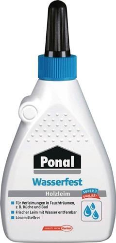 Holzleim Wasserfest/Super 3 120g EN 204: D3 Flasche PONAL