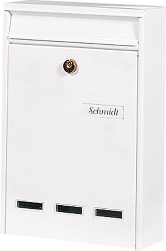 BURG-WÄCHTER Briefkasten Köln 872 W H.340mm B.255mm T.85mm weiß STA DIN C4 - 872W