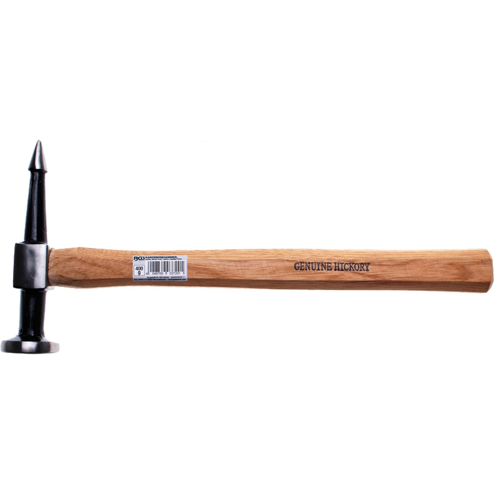 BGS Karosseriehammer runder flacher Kopf / spitze kegelige Finne - 1672-1