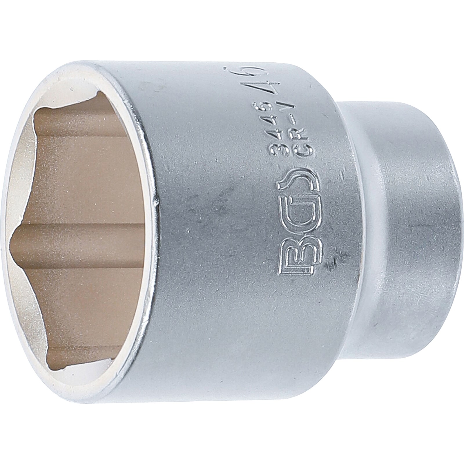 BGS Steckschlüssel-Einsatz Sechskant Antrieb Innenvierkant 20 mm (3/4") SW 46 mm - 3446