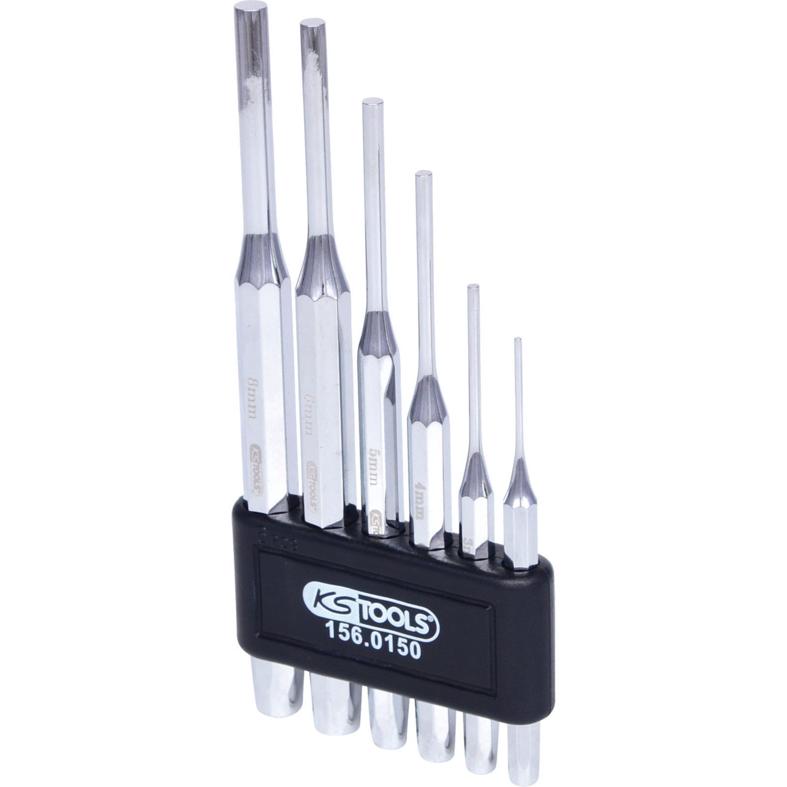 KS TOOLS Splintentreibersatz hochglanz verchromt 6tlg. - 156.0150