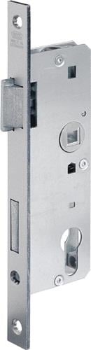 BKS Glastür-Einsteckschloss 0007 PZW 20/45/72/8mm DIN R silber ktg - 71016