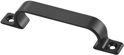 hermeta Handgriff A.21mm L.112mm B.14mm Alu.schwarz Löcher 2 - 4231-18E