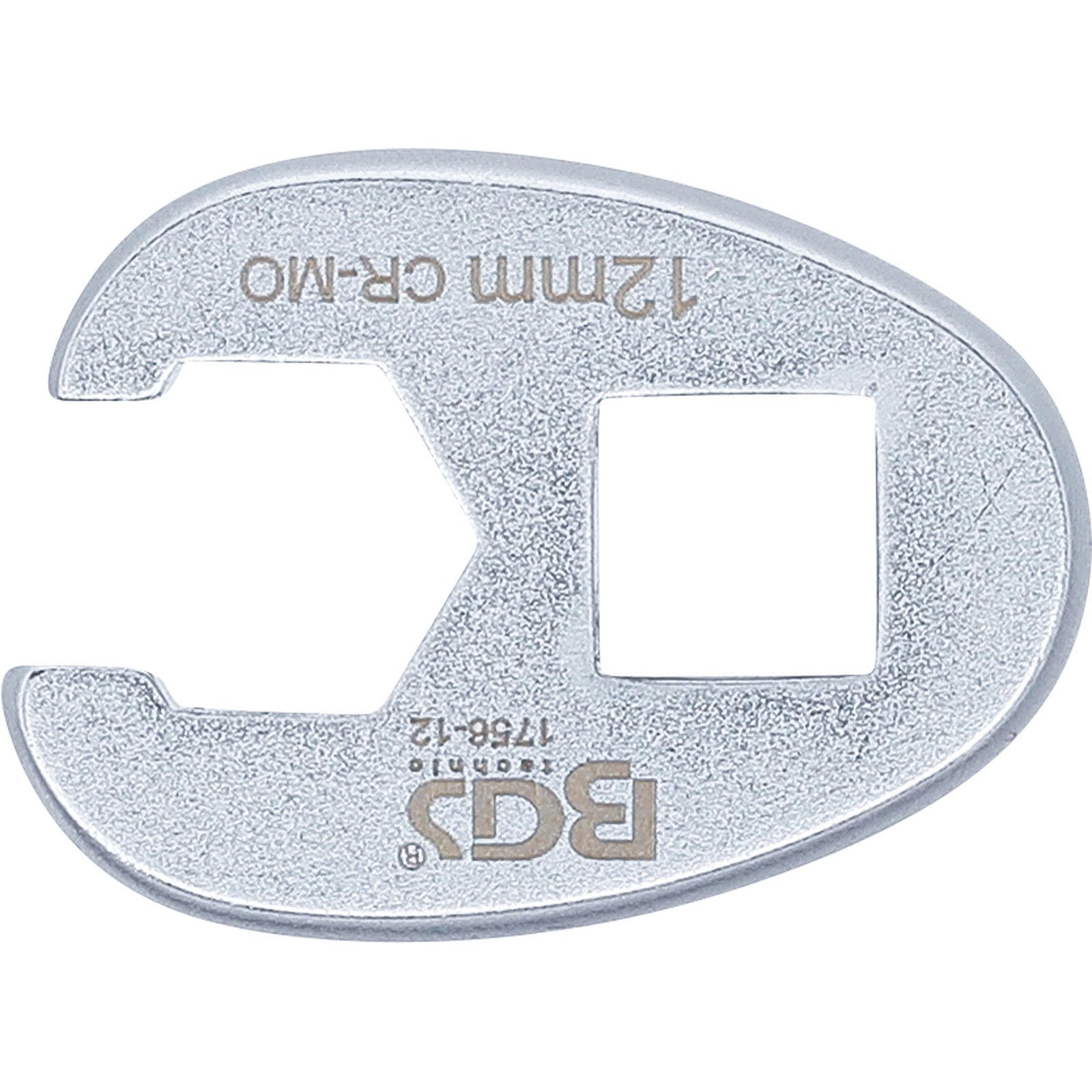 BGS Hahnenfußschlüssel Antrieb Innenvierkant 10 mm (3/8") SW 12 mm - 1756-12