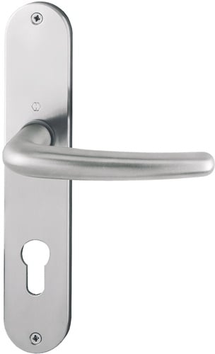 HOPPE Langschildgarnitur Den.E1310Z/302 VA F69 PZ 72mm DIN L/R - 2820926