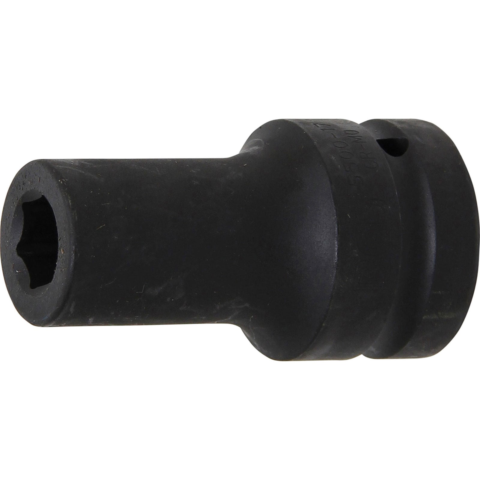 BGS Kraft-Steckschlüssel-Einsatz Sechskant tief Antrieb Innenvierkant 25 mm (1") SW 17 mm - 5500-17