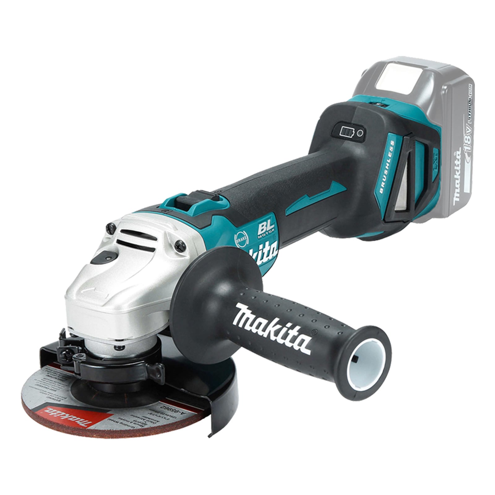 Makita DGA513ZJ Akku-Winkelschleifer Ø 125 mm 18 V Solo  im Makpac