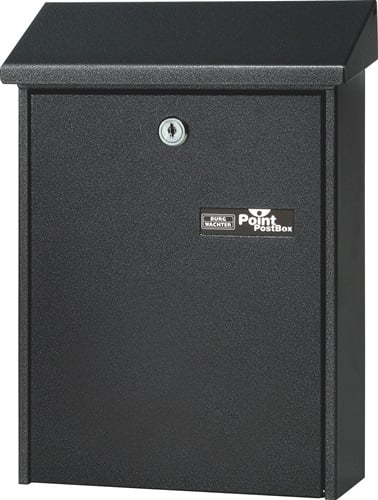 BURG-WÄCHTER Briefkasten Daily 5861 Si H.305mm B.225mm T.75mm silber STA DIN B5 - DAILY 5861 SI