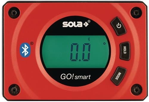 SOLA Digitaler Neigungsmesser GO! smart L.8cm PA,glasfaserverstärkt rot - 1483001