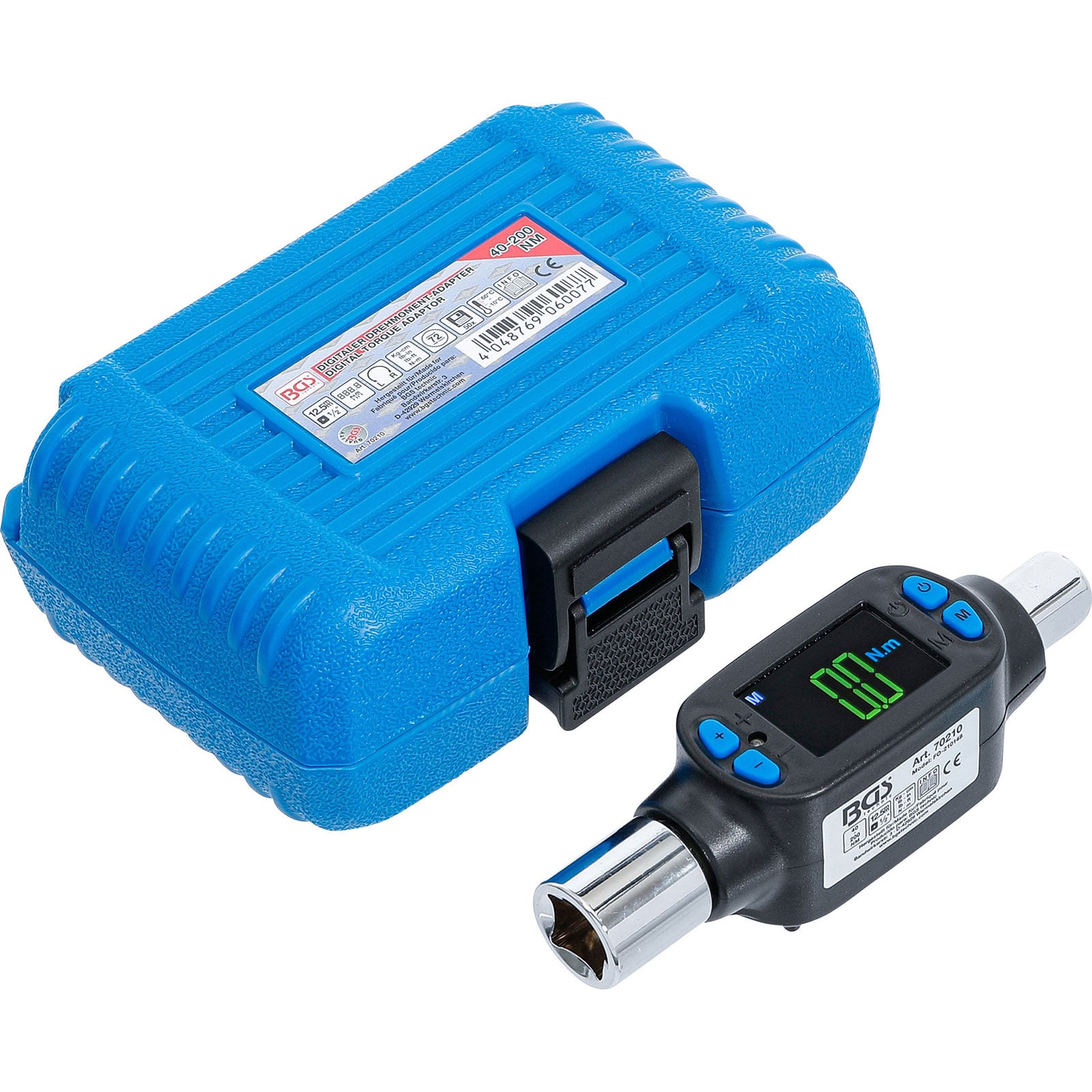 BGS Digitaler Drehmoment-Adapter 12,5 mm (1/2") 40 - 200 Nm - 70210