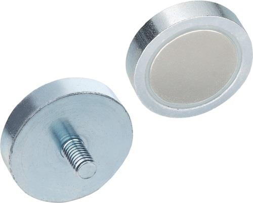 Ganter Norm Haltemagnet GN 50.3 d1 63 - 3 mm - 50.3-HF-63-M6