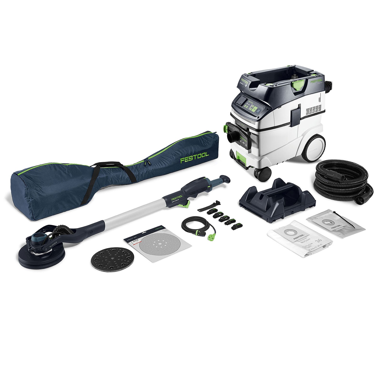 Festool Langhalsschleifer- und Sauger-Set PLANEX LHS 2-M 225 EQ/CTL 36-Set - 578452