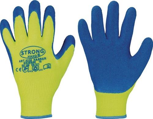 STRONGHAND Handschuhe Harrer gelb / blau EN 388 EN 511 PSA II Gr. 10 - 0238-10H