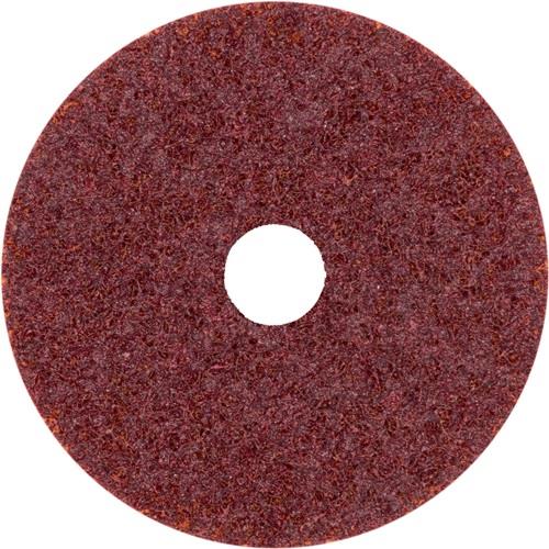 Vliesscheibe NDS 800 D.125mm medium 100 rotbraun m.Zentrierung KLINGSPOR