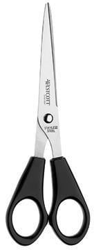 Schere Büro 15,5cm/6Zoll gerade symmetrisch Kunststoffgriff schwarz