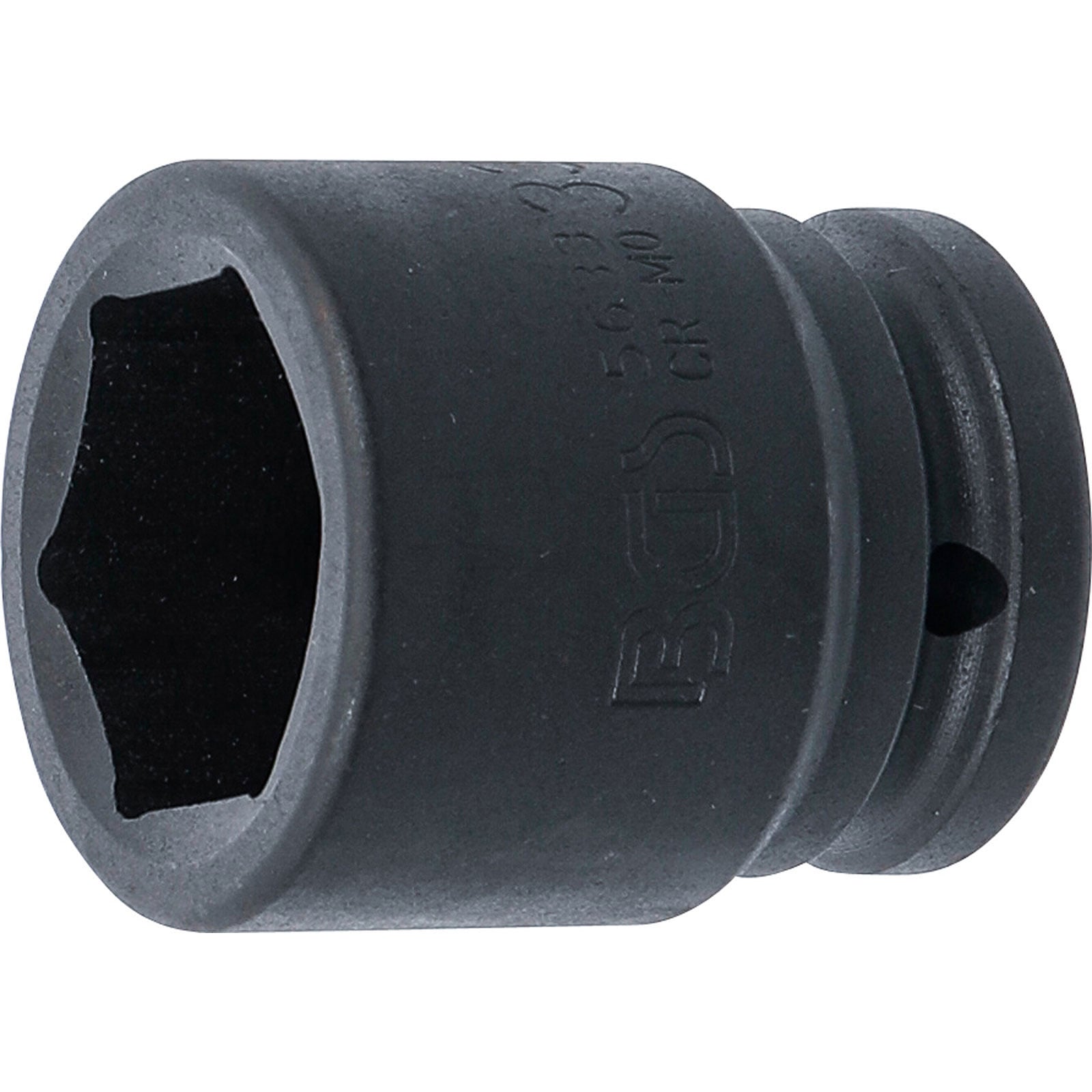 BGS Kraft-Steckschlüssel-Einsatz Sechskant Antrieb Innenvierkant 20 mm (3/4") SW 33 mm - 5633