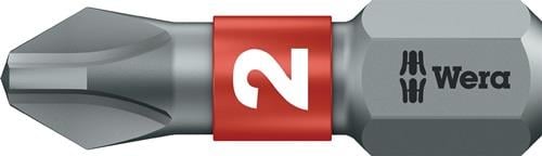 Wera Bit 851/1 BTZ 1/4″ PH 2 Länge 25 mm BiTorsion zähhart - 5056422001