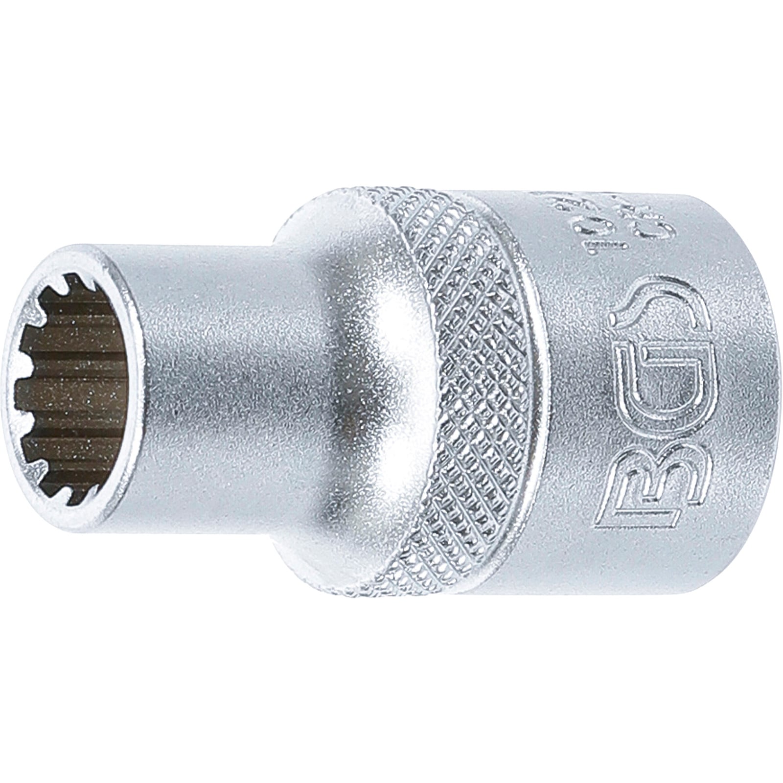 BGS Steckschlüssel-Einsatz Gear Lock Antrieb Innenvierkant 12,5 mm (1/2") SW 10 mm - 10210