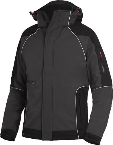 FHB Softshelljacke WALTER Größe XL anthrazit / schwarz - 78518-1220-XL