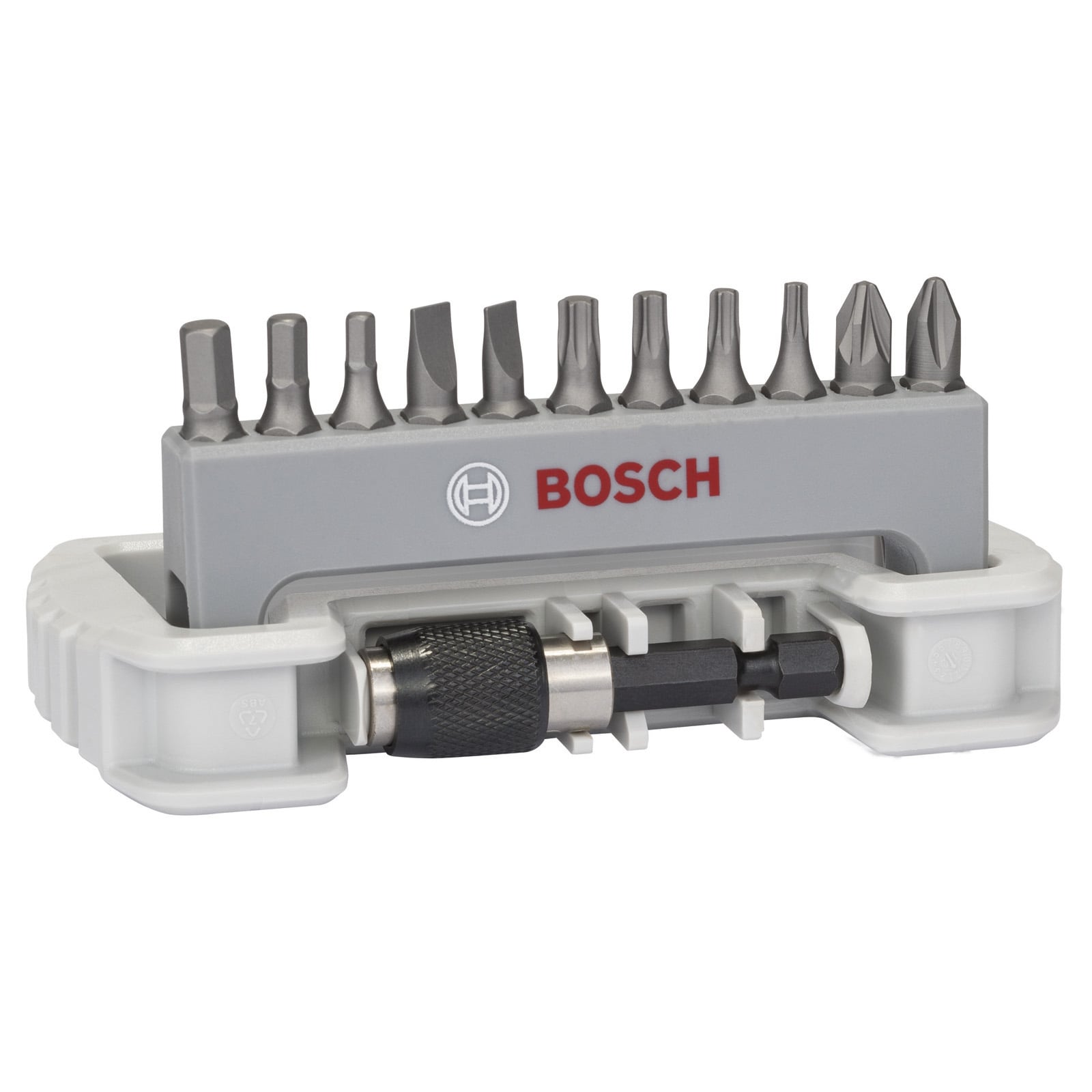 Bosch Schrauberbit-Set Extra-Hart, 11tlg. PH, PZ, T, S, HEX, 25 mm, Bithalter -2608522131